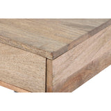 Set of furniture Home ESPRIT Brown Silver Steel Mango wood 110 x 40 x 76 cm (3 Pieces)-6