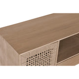 TV furniture Home ESPRIT Beige Natural Jute Pinewood 120 x 40 x 55 cm-9