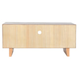 TV furniture Home ESPRIT Beige Natural Jute Pinewood 120 x 40 x 55 cm-10