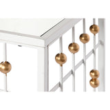 Hall Home ESPRIT White Golden 120 x 40 x 80 cm-1