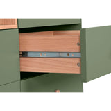Chest of drawers Home ESPRIT Green polypropylene MDF Wood 120 x 40 x 75 cm-5