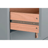 Chest of drawers Home ESPRIT Blue Grey polypropylene MDF Wood 80 x 40 x 117 cm-6