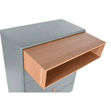 Chest of drawers Home ESPRIT Blue Grey polypropylene MDF Wood 80 x 40 x 117 cm-4