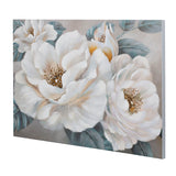 Painting Home ESPRIT Roses Romantic 120 x 3,7 x 80 cm (2 Units)-2