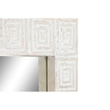 Wall mirror Home ESPRIT White Natural Indian Man 94 x 3 x 140 cm 120 x 3 x 76 cm-2