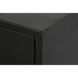 Chest of drawers Home ESPRIT Black Metal Loft 75 x 45 x 80 cm-7