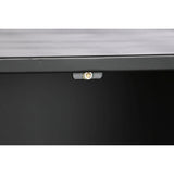 Chest of drawers Home ESPRIT Black Metal Loft 75 x 45 x 80 cm-3