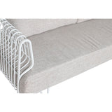 Sofa Home ESPRIT White Beige Metal 180 x 66 x 66 cm-7
