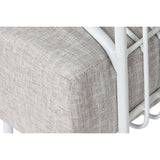 Sofa Home ESPRIT White Beige Metal 180 x 66 x 66 cm-5