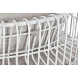 Armchair Home ESPRIT White Metal 76 x 66 x 65 cm-4