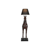 Floor Lamp Home ESPRIT Black Dark brown Resin 50 W 220 V 47 x 40 x 153 cm-2