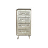 Chest of drawers Home ESPRIT Metal MDF Wood 46 x 39 x 96 cm-4