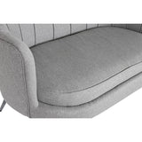 Sofa Home ESPRIT Grey Silver Metal 130 x 77 x 83 cm-6