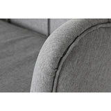 Sofa Home ESPRIT Grey Silver Metal 130 x 77 x 83 cm-4