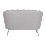 Sofa Home ESPRIT Grey Silver Metal 130 x 77 x 83 cm-2