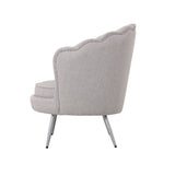 Armchair Home ESPRIT Grey Silver Metal 80 x 75 x 86 cm-3