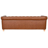 3-Seater Sofa Home ESPRIT Brown Natural Vintage 218 X 78 X 70 cm-2