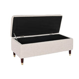 Bench Home ESPRIT Beige MDF Wood 110 x 45 x 44 cm-4