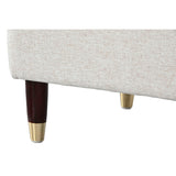 Bench Home ESPRIT Beige MDF Wood 110 x 45 x 44 cm-2