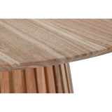 Dining Table Home ESPRIT Natural Mindi wood 120 x 120 x 75 cm-3