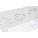 Centre Table Home ESPRIT White MDF Wood 120 x 60 x 35 cm-4