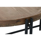 Centre Table Home ESPRIT Wood Metal 90 x 90 x 45 cm-1