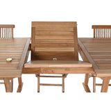 Table set with chairs Home ESPRIT 180 x 100 x 75 cm-3