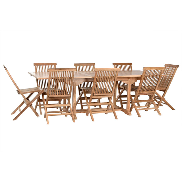Table set with chairs Home ESPRIT 180 x 100 x 75 cm-0
