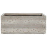 Planter Home ESPRIT Beige Magnesium 74,5 x 37,5 x 37,5 cm-4