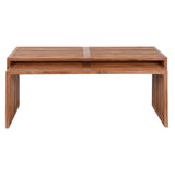 Set of 2 tables Home ESPRIT Natural Teak 116 x 60 x 46 cm-1