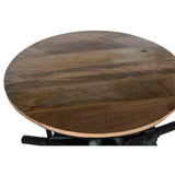 Side table Home ESPRIT Brown Black Iron Mango wood 116 x 72 x 110 cm-10