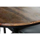 Side table Home ESPRIT Brown Black Iron Mango wood 116 x 72 x 110 cm-7