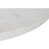 Dining Table Home ESPRIT White Metal Marble 110 x 110 x 76 cm-3
