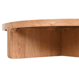 Centre Table Home ESPRIT Natural oak wood 121 x 121 x 32 cm-1