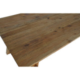 Dining Table Home ESPRIT Brown Natural Wood Pine 220 x 100 x 76 cm-6