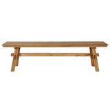 Bench Home ESPRIT Brown Pine 180 x 35 x 47 cm-1