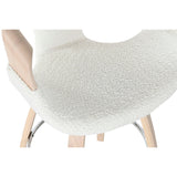 Stool Home ESPRIT White Wood 55,5 x 52,5 x 92,5 cm-4