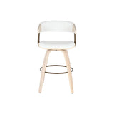 Stool Home ESPRIT White Wood 51,5 x 47,5 x 94,5 cm-5