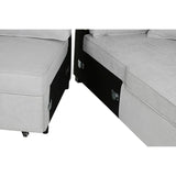 Sofabed Home ESPRIT Grey Modern 298 x 154 x 92 cm-9