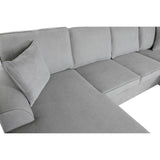 Sofabed Home ESPRIT Grey Modern 298 x 154 x 92 cm-7