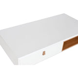Centre Table Home ESPRIT White Natural Polyurethane MDF Wood 120 x 60 x 40 cm-4