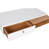 Centre Table Home ESPRIT White Natural Polyurethane MDF Wood 120 x 60 x 40 cm-2