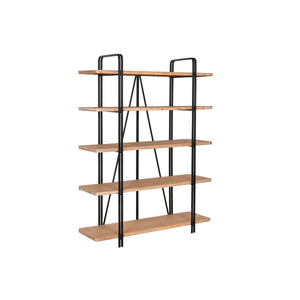 Shelves Home ESPRIT Black Wood Metal 119,5 x 35,5 x 155 cm-0