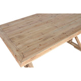 Dining Table Home ESPRIT Natural Wood 200 x 100 x 80 cm-5