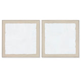 Canvas Home ESPRIT Pinewood Canvas 82,3 x 4,5 x 82,5 cm 82 x 4,5 x 82,5 cm-0