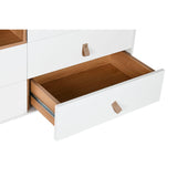 Chest of drawers Home ESPRIT White Natural polypropylene MDF Wood 120 x 40 x 75 cm-6