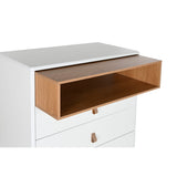 Chest of drawers Home ESPRIT White Natural polypropylene MDF Wood 80 x 40 x 117 cm-8