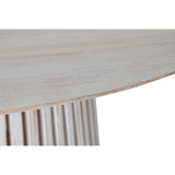 Dining Table Home ESPRIT White Mindi wood 150 x 150 x 75 cm-1