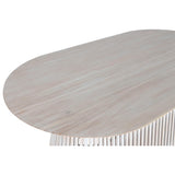 Dining Table Home ESPRIT White Mindi wood 180 x 100 x 75 cm-3