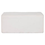 Bench Home ESPRIT White Polyester MDF Wood 100 x 45 x 43 cm-1